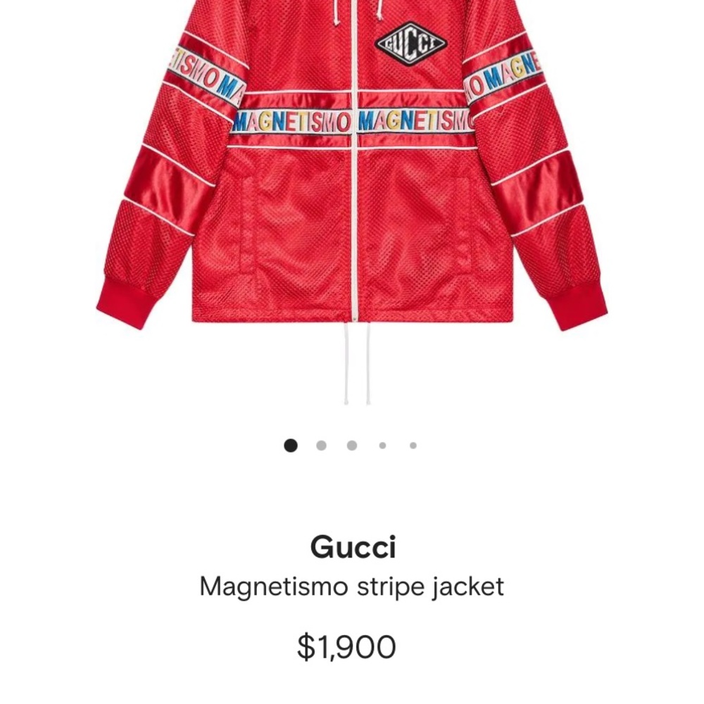 Women’s Gucci Magnetismo Striped Jacket -Size M